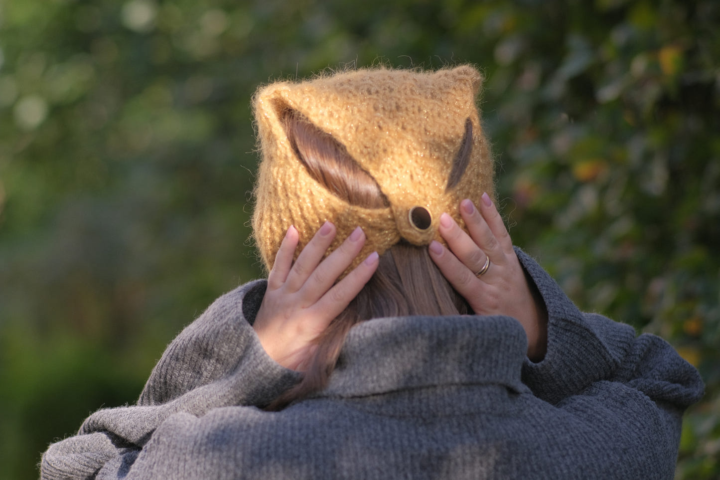 Gold - Anna's Beanie Scarf