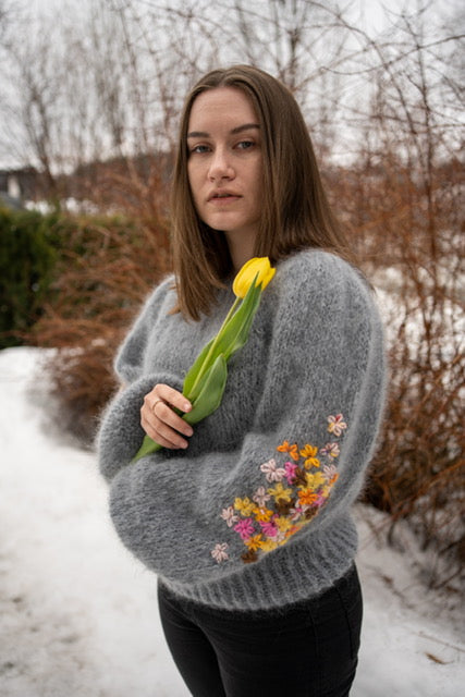 Flowers - True Love - Strikkeoppskrift