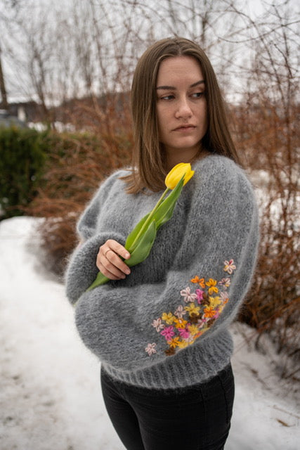 Flowers - True Love - Strikkeoppskrift
