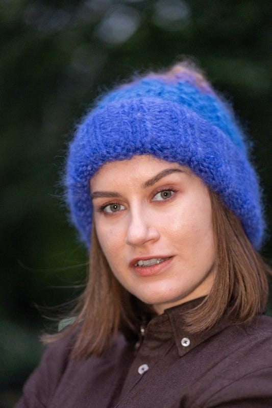 Blue &amp; Pink - The Beanie - Knitting Pattern