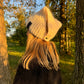 Annas Beanie Scarf - White Sky