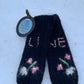 LIVE, LOVE, MATTER - pulse warmers - PATTERN