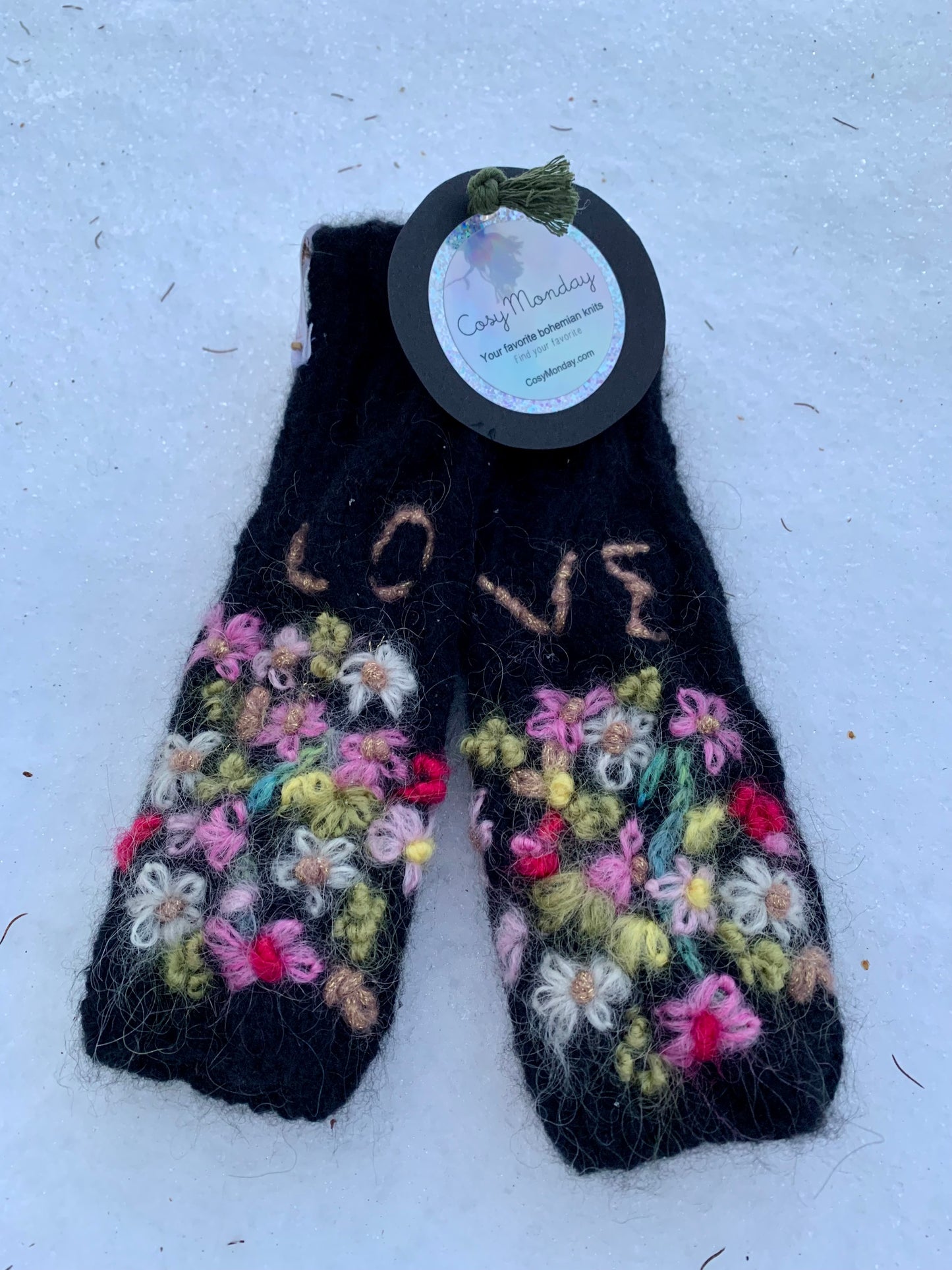 LIVE, LOVE, MATTER - pulse warmers - PATTERN