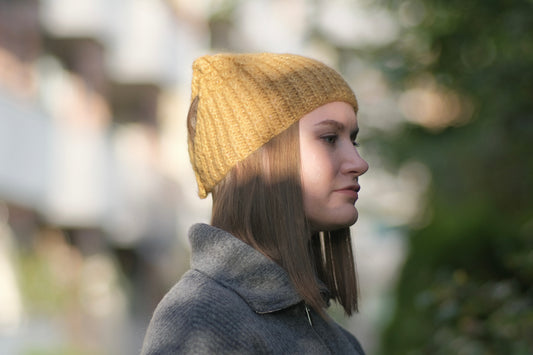 Gold - Annas Beanie Scarf