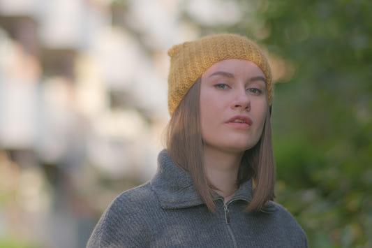 Golden Sky - Anna's Beanie Scarf