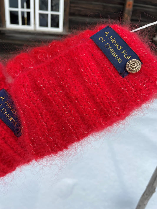 RED GLAM - The Beanie  - A HEAD FULL OF DREAMS collections