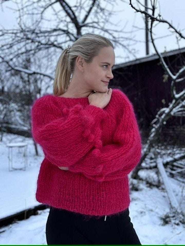 La Vie en Rose i 4227 Raspberry – popkorn og puffermer sett fra siden