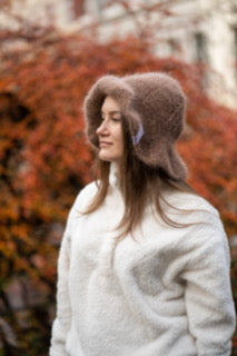 Anastasia - My Brown & Metalic Bohemian Hat