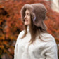 Anastasia - My Brown & Metalic Bohemian Hat  - Mønster - One Size