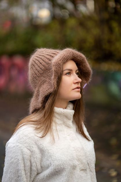 Anastasia - My Brown & Metallic Bohemian Hat - Pattern - One Size