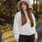 Anastasia - My Pink & Brown Bohemian Hat  - Mønster - One Size