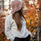 Anastasia - My Pink & Brown Bohemian Hat  - Mønster - One Size