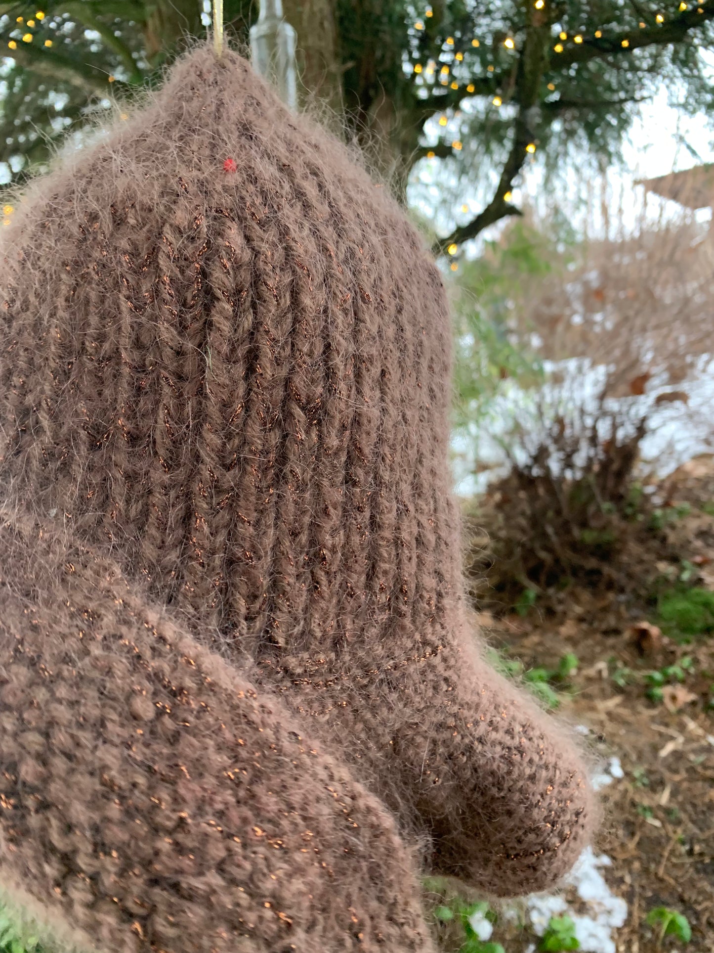 Anastasia - My Brown & Metallic Bohemian Hat - Pattern - One Size