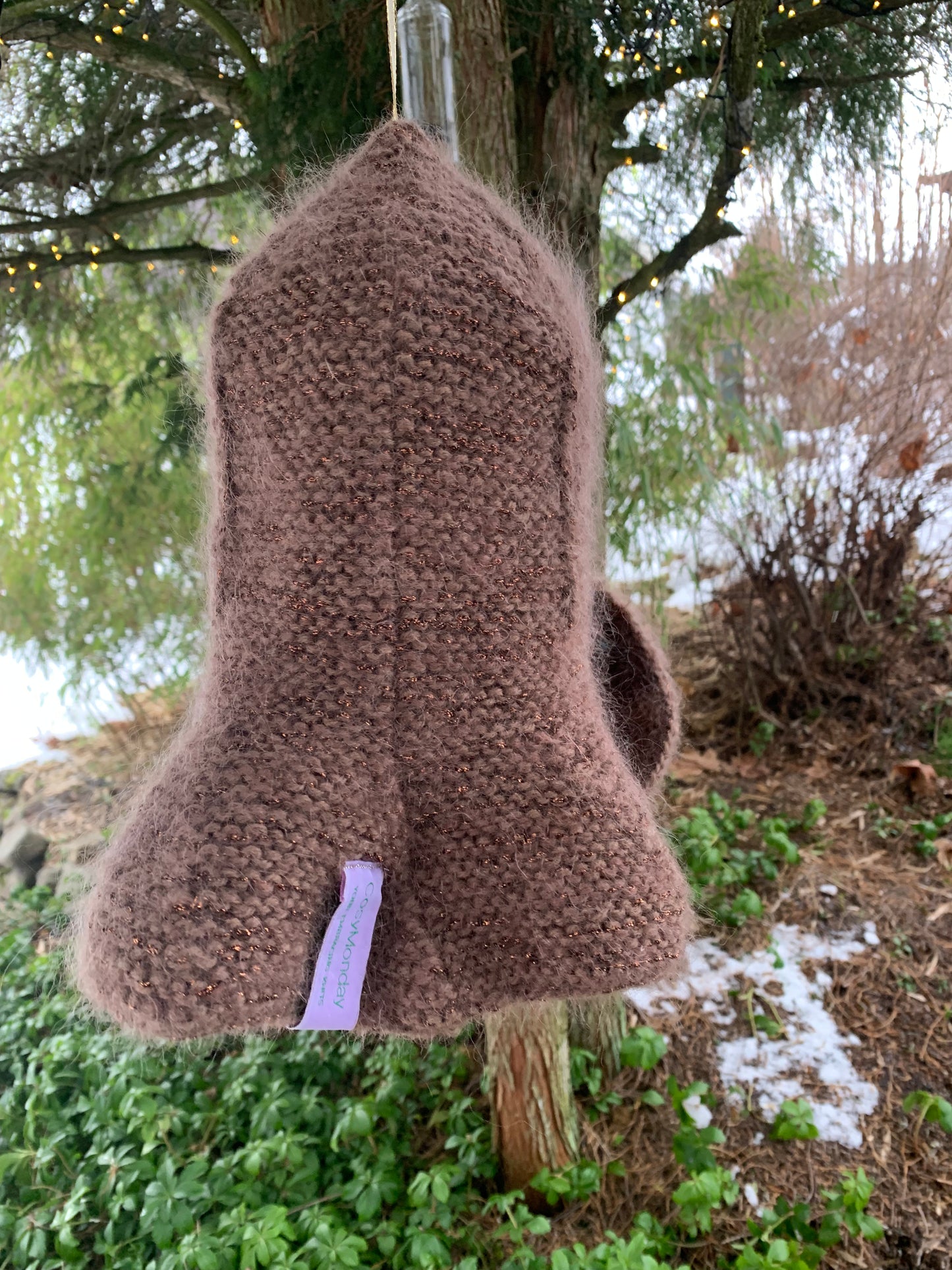 Anastasia - My Brown & Metallic Bohemian Hat - Pattern - One Size