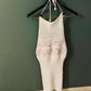 My White Open Slipdress